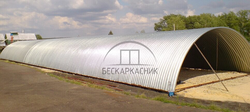 ангары для хранения сена  в Липецкой области